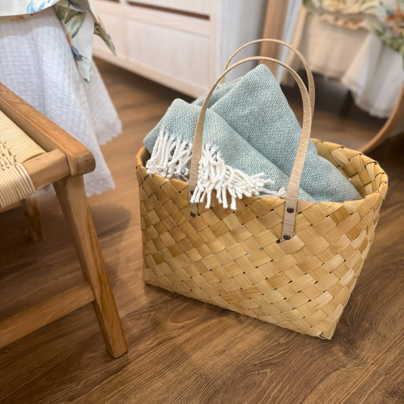 Textil Mantas y plaids Fibras naturales Verde