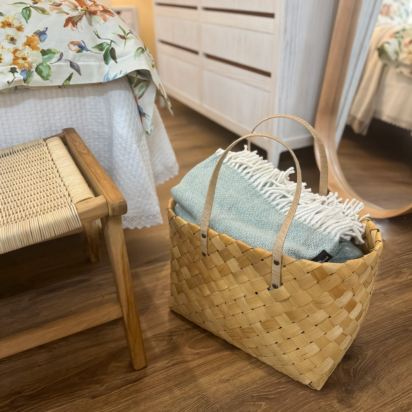 Textil Mantas y plaids Fibras naturales Verde