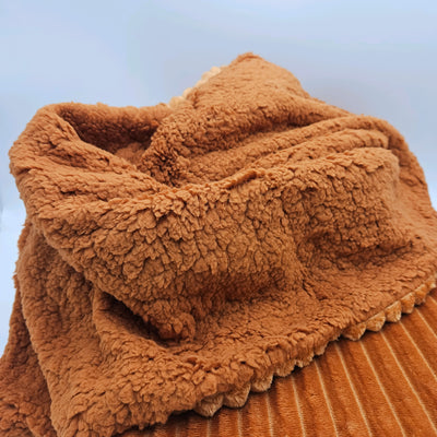 Textil Mantas y plaids Poliéster Terracota