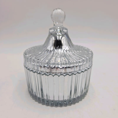 Vela aromática Dubrovnik amizcle blanco 10,5x12,5 cm