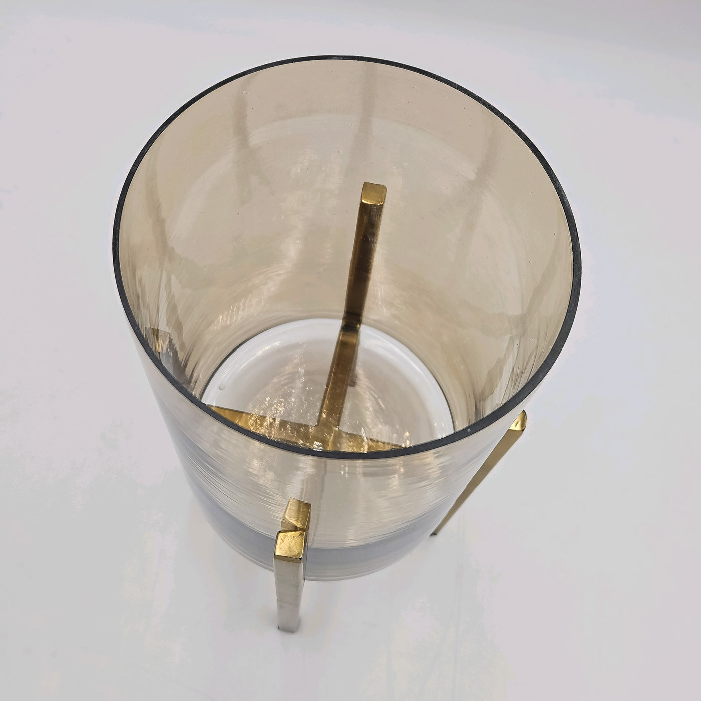 Velas y accesorios Portavelas Metal Dorado