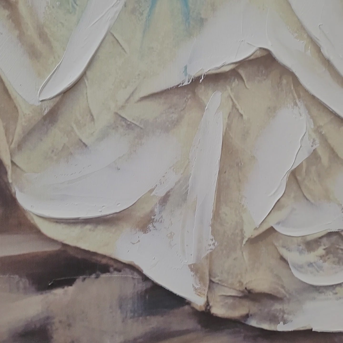 Cuadro lienzo chica playa 80x120 cm