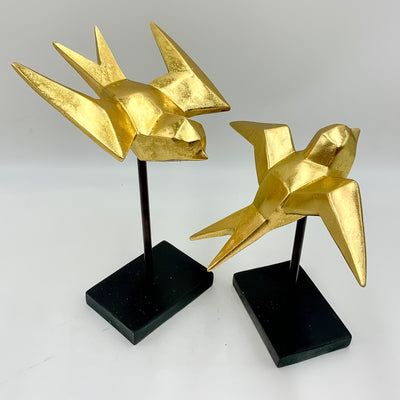 Figuras decorativas Resina Dorado
