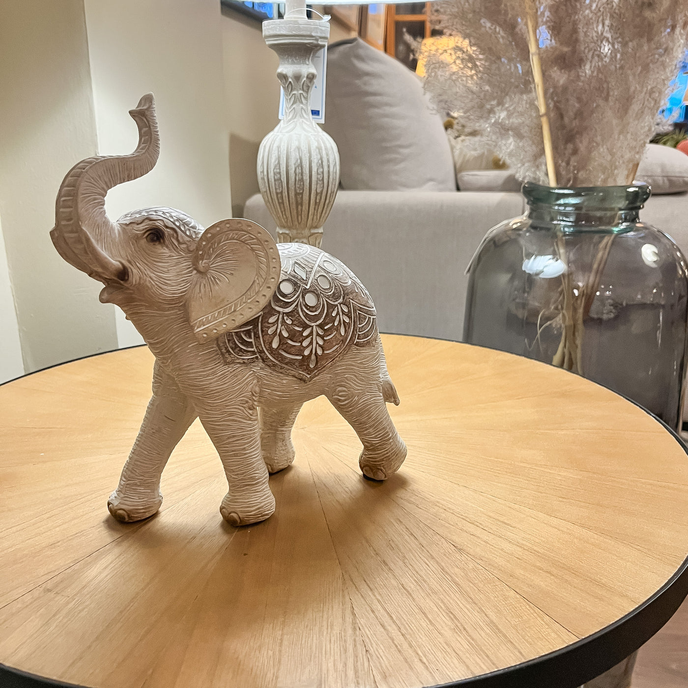 Figura Elefante marrón 22x10x25 – Petra Decora