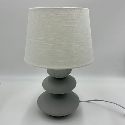 Iluminación De sobremesa Cerámica Gris