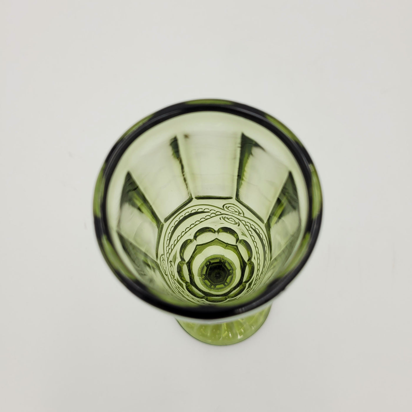 Menaje hogar Cristalería Copas de vino Vidrio y cristal Verde