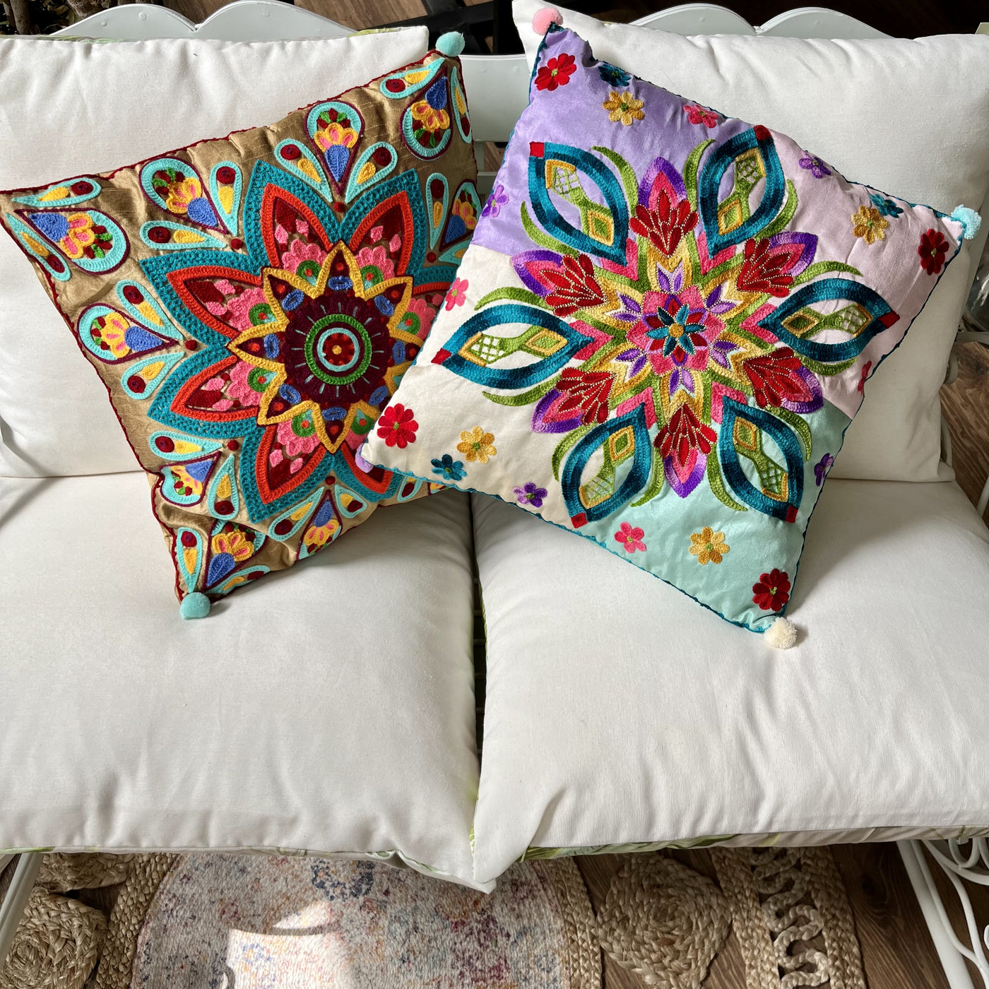 Textil Cojines Fibras sintéticas Estampados
