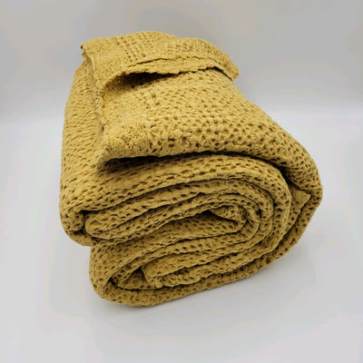 Textil Colchas Fibras naturales Amarillo