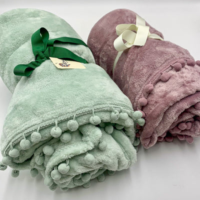 Textil Mantas y plaids Fibras sintéticas Verde